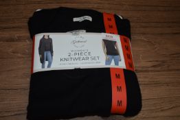 *Jachs Girlfriend 2pc Black Knitwear Set Size: M
