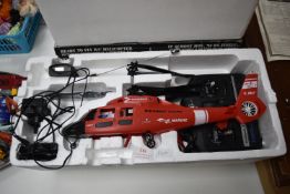 RC Model US Coastguard Helicopter