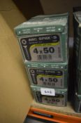 *6x Box of 200 Spax 4x50 Z2 Screws