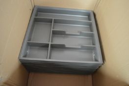 *Fourteen Cutlery Trays 41.5x42cm