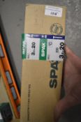 *5x Box of 200 Spax 3.5x20 Screws