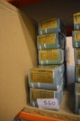 *12x Box of 200 ASP Flat CSK Posi Yellow Screws M3x12