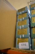 *10x Box of 200 ASP Flat CSK Posi Yellow Screws M3x25