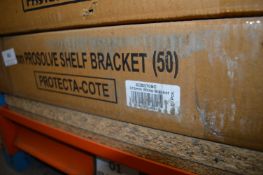 *Box of 50 370mm Prosolve White Shelf Brackets