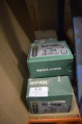 *6x Box of 200 Spax 4x30 Z2 Screws
