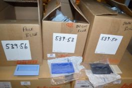 *Assorted Blue Flush Fitting Handles to fit Recess 90x42mm