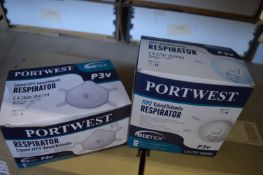 *15 Port West Valved Respirator Mask