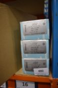 *3x Box of 200 ASP Flat CSK Posi Zinc Screws M4.5x35