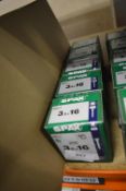 *5x Box of 200 Spax 3.5x16 Screws