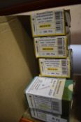 *12x Box of 200 ASP Flat CSK Posi Yellow Wood Screws M3.5x16