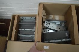 *Box of Grey Metal Drawer Sides with Mechanism