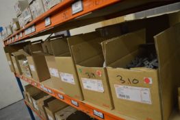 *Contents of Shelf to Include Various Fittings, Covers, Clips, etc.