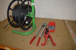 *Pallet Banding Reel, Crimp, Tightener, and Clips
