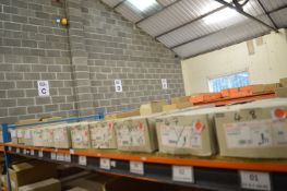 *Contents of Shelf to Include Assorted Hinges, etc.