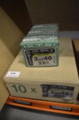 *13x Box of 200 Spax 3.5x40 Screws