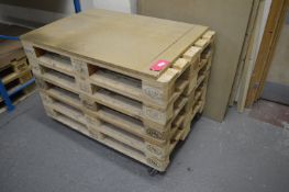 *Handmade Mobile Packing Bench with Castors 80x120cm x 85cm tall