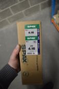 *5x Box of 200 Spax 4x16 Z2 Screws
