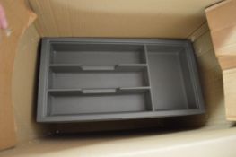 *Twenty-Four Cutlery Trays 42x21.5cm