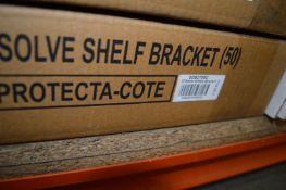 *Box of 50 370mm Prosolve White Shelf Brackets