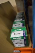 *5x Box of 200 Spax 3.5x16 Screws