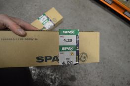 *5x Box of 200 Spax 4x20 Screws