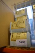 *6x Box of 200 ASP Flat CSK Posi Yellow Screws M3x40