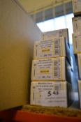 *7x Box of 200 ASP Flat CSK Posi Yellow Wood Screws M3.5x20
