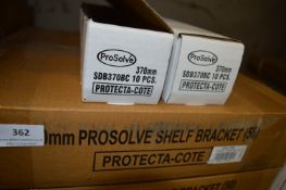 *Box of 64 370mm Prosolve White Shelf Brackets
