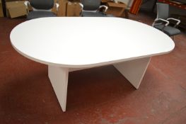 *White Boardroom Table 100x180cm