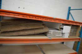 *Quantity of Assorted Cardboard Boxes