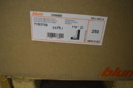 *Box of 250 Blum Hinges 17B3750
