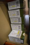*11x Box of 200 ASP Flat CSK Posi Yellow Wood Screws M3.5x16