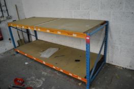 *Part Bay of Racking 90x254cm x 101cm tall with Boards