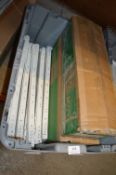 *~55 500mm White Drawer Runners