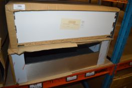 *2 Aluminium Fronted Drawers 50x60x18cm