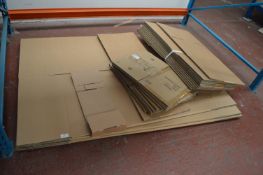 *Pallet of Assorted Cardboard Boxes