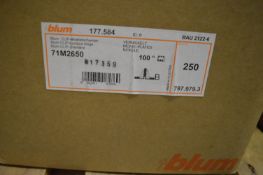 *Box of 250 Blum Hinges 71M2650