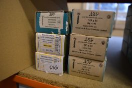 *6x Box of 200 ASP Flat CSK Posi Yellow Wood Screws M4x20, and 3x 1000 M3x10