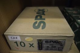 *10x Box of 200 Spax 4x30 Z2 Screws
