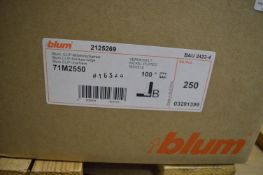 *Box of 250 Blum Hinges 71M2550