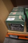 *4x Box of 1000 Spax 3.5x12 Z2 Screws
