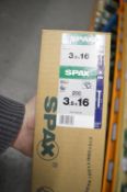 *5x Box of 200 Spax 3.5x16 Screws