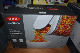 *Oxo 2pc Cereal Dispenser Set