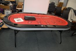 *MD Sports Barrington LED Poker/Blackjack Table