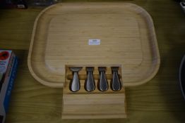 *Bamboo Cheese Board Set
