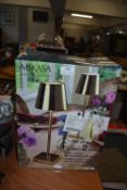 *Mikasa Touch Touch Lamps 2pk