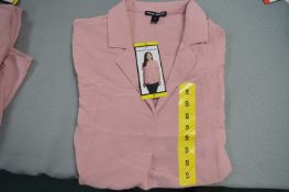 *Hilary Radley Pink Short Sleeve Top Size: S