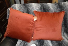 *Pair of Evans Litchfield Plush Cushions