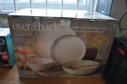 *Over & Back Dinnerware Set