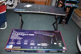 *X-Rocker Pulsar Max RGB Neo Motion Gaming Desk